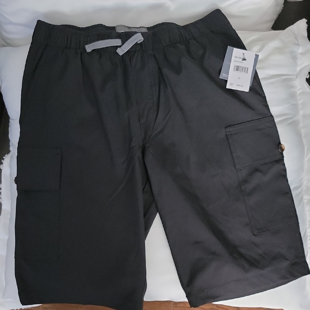 Eddie Bauer Kids Black Cargo Shorts